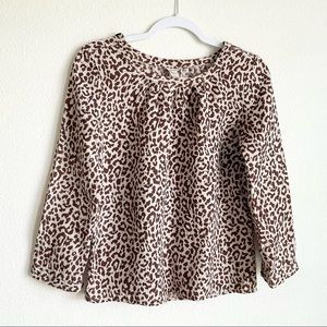 J.Crew linen blouse, size 0